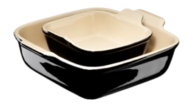 Ovenschaal Le Creuset Vierkant Ebbenzwart 13 + 20 cm (2-Delig)