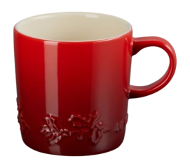 Tasse à Café Le Creuset Collection Winter Holly Collection Rouge Cerise (6-pièces)