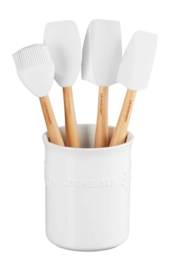Spatula set Le Creuset Premium With Spatula Pot Winter Holly Collection White (5-Piece)
