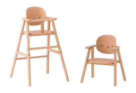 Kinderstuhl Nobodinoz Growing Green Evolutive Chair 3 in 1 Beech Wood