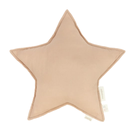 Coussin Décoratif Nobodinoz Lin Français Étoile Sable (38 x 38 cm)