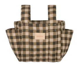 Kinderwagen Organizer Nobodinoz Hyde Park Green Checks