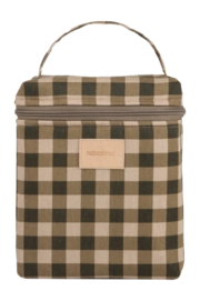 Sac à Repas Nobodinoz Hyde Park Insulated Baby Bottle And Lunch Bag Green Checks