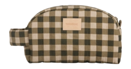 Trousse de Toilette Nobodinoz Hyde Park Waterproof Green Checks