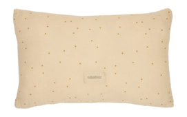 Sierkussen Nobodinoz Washed Muslin Rectangular Wabi-Sabi Dots Ginger (35 x 23 cm)