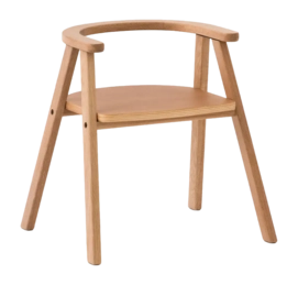 Kinderstoel Nobodinoz Growing Green Kid Chair Natural Oak