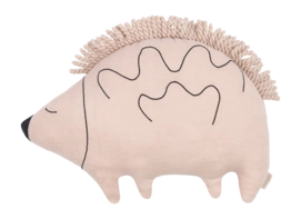 Dekokissen Nobodinoz L1N0 Hedgehog Cushion Enzo French Linen Mauve Pink (42 x 32 cm)