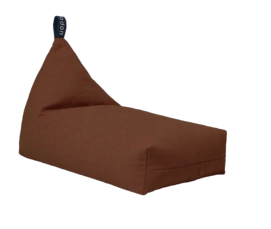 Zitzak Nobodinoz L1N0 Quilted Long Beanbag Prune