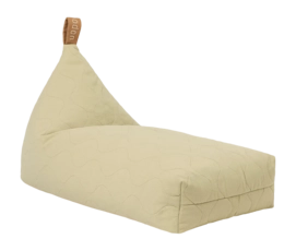 Sitzsack Nobodinoz L1N0 Quilted Long Beanbag Green Tea