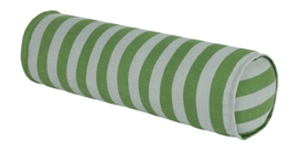 Sierkussen Nobodinoz Vibes Cylinder Cushion 50X18 Green Blue Stripes (50 x 18 cm)