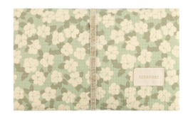 Wickelkissen Nobodinoz Mozart Waterproof Changing Pad Green Sakura (68 x 50 cm)