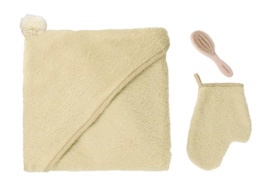 Wickeltuch Nobodinoz Baby Bath Set So Cute Green Tea
