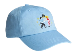 Cap Edmmond Studios Men Dancing Light Blue