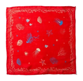 Scarve Edmmond Studios Saltwater Red