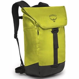 Rucksack Osprey Transporter Flap Lemongrass Yellow Black Unisex