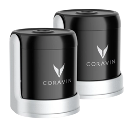 Weinstopper Coravin Sparkling Silver (2er-Set)