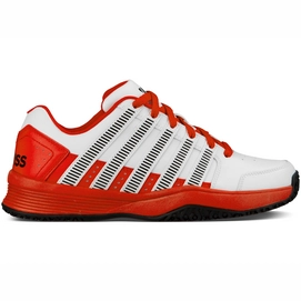 Chaussures de Tennis K Swiss Junior Court Impact LTR Omni White Red Black