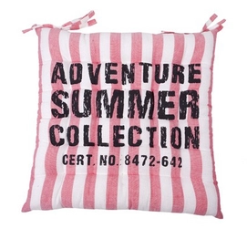 Zitkussen In The Mood Adventure Koraal (45 x 45 cm)