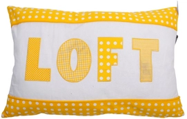 Rugkussen In The Mood Loft Mixed Warmgeel