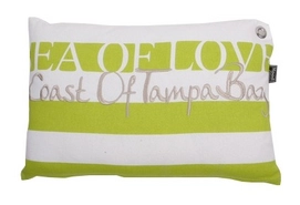 Rugkussen In The Mood Sea of Love Lime