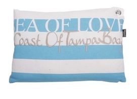 Rugkussen In The Mood Sea of Love Aqua