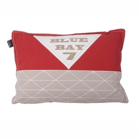 Coussin de Dossier In The Mood Blue Bay Rood