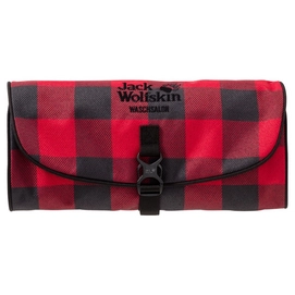 Kulturbeutel Jack Wolfskin Waschsalon Red Lumber Check