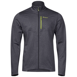 Vest Bergans Men Floyen Fleece Solid Dark Grey Sprout Green