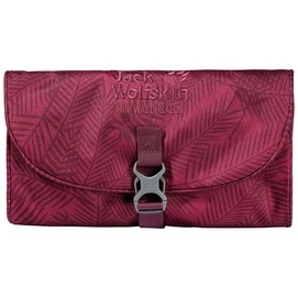 Kulturbeutel Jack Wolfskin Mini Waschsalon Leaf Rot Unisex