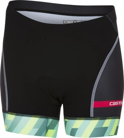 Fietsbroek Castelli Women Free P Mint Yel Fluo Black