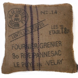 Sierkussen Vintage Rue Jute