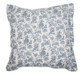Sierkussen Laura Chambray Blauw