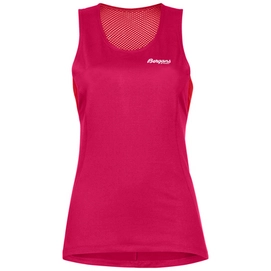 Tanktop Bergans Women Floyen Bougainvillea Strawberry White