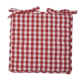 Zitkussen In The Mood Karo Rood (40 x 40 cm)