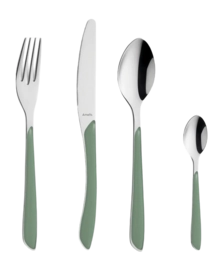 Cutlery Set Amefa Eclat Light Green Matt (24-piece)
