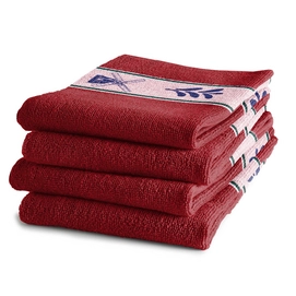 Kitchen Towel DDDDD Reness Red (Set of 6)