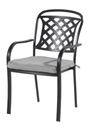 Tuinstoel Hartman Preston Dining Chair Riven Grey