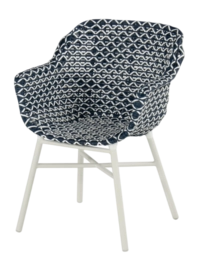 Tuinstoel Hartman Delphine Blue Royal White
