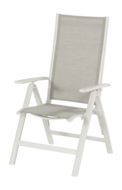 Tuinstoel Hartman Troy Full Recliner White Beige