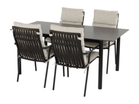 Tuinset Hartman Shinzo Dining Set (4 x Chair + Table)