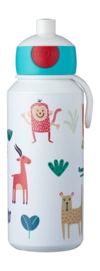Drinkfles voor Kinderen Mepal Pop-Up Campus Animal Friends 400 ml