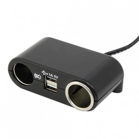 Aanstekerdoos Carpoint 2-weg USB 12V 5A