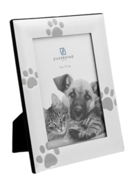 Photo Frame Zilverstad Pet Paws Silver-Plated Lacquered 10x15 cm