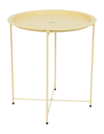 Bijzettafel Bo-Camp Pastel Collection Pesmes Geel