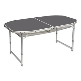 Table Bo-Camp Ovale Koffermodel Grey (150 x 80 cm)