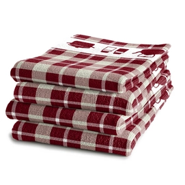 Keukendoeken DDDDD Kitchen Rood (set van 6)