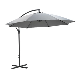 Zweefparasol Garden Impressions Athene Licht Grijs 300 cm