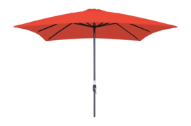 Parasol Garden Impressions Lotus Carbon Black red 250x250 cm