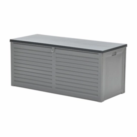 Kussenbox Garden Impressions Primo Grijs Zwart 146x61x64,4 cm