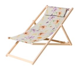 Houten Strandstoel Madison Florina Lila (120 x 55 cm)
